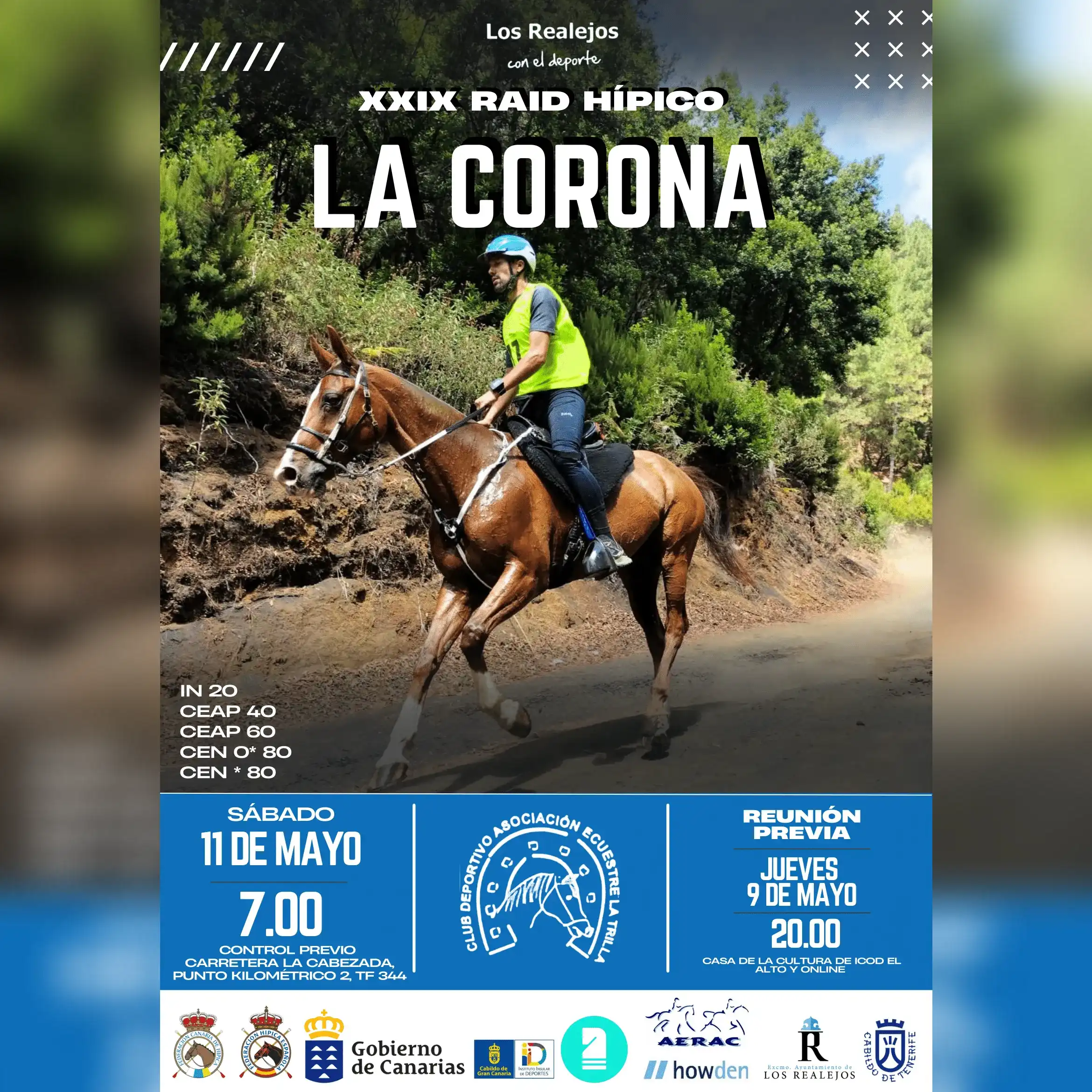Poster of XXIX Raid La Corona