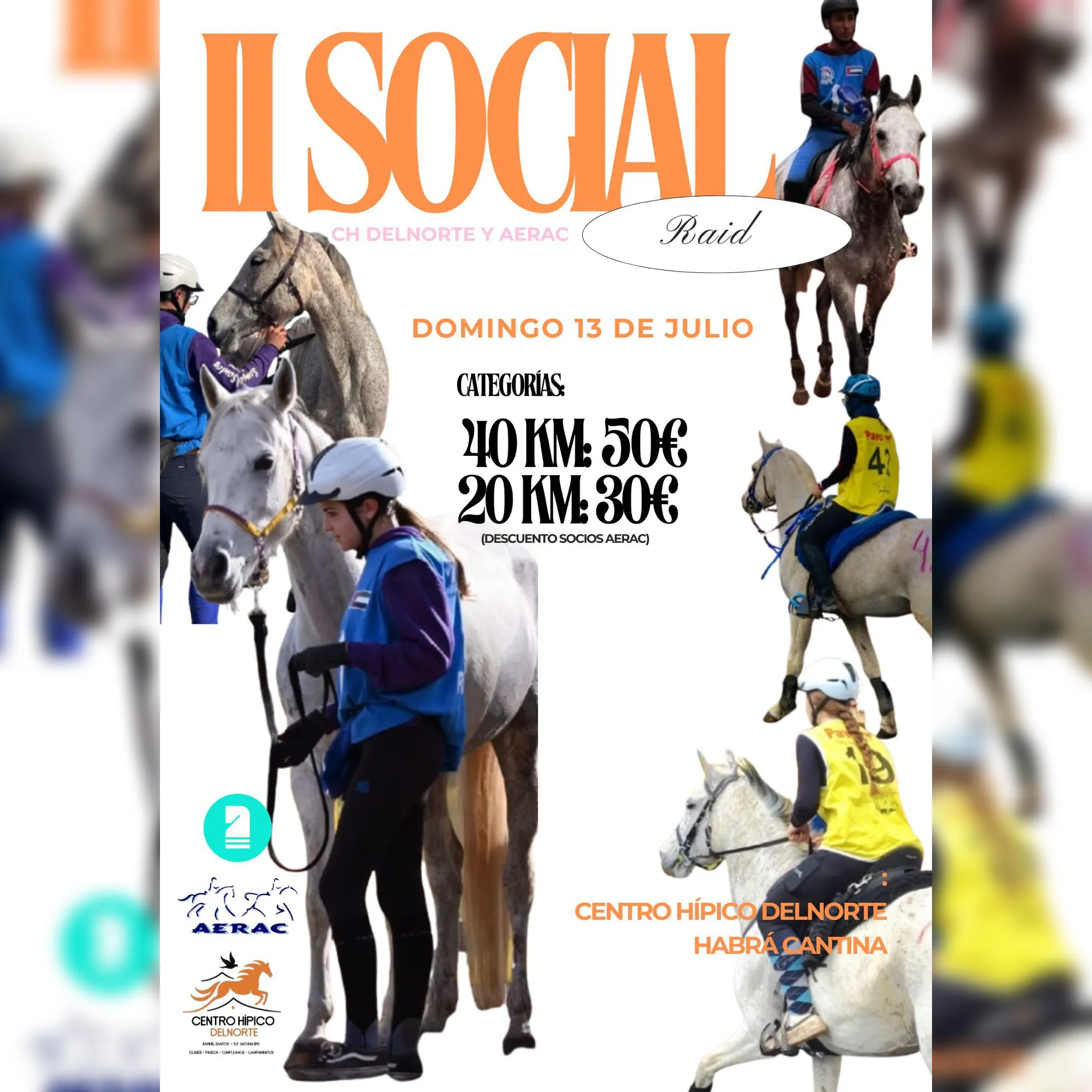 Poster of II Raid Social CH del Norte y AERAC