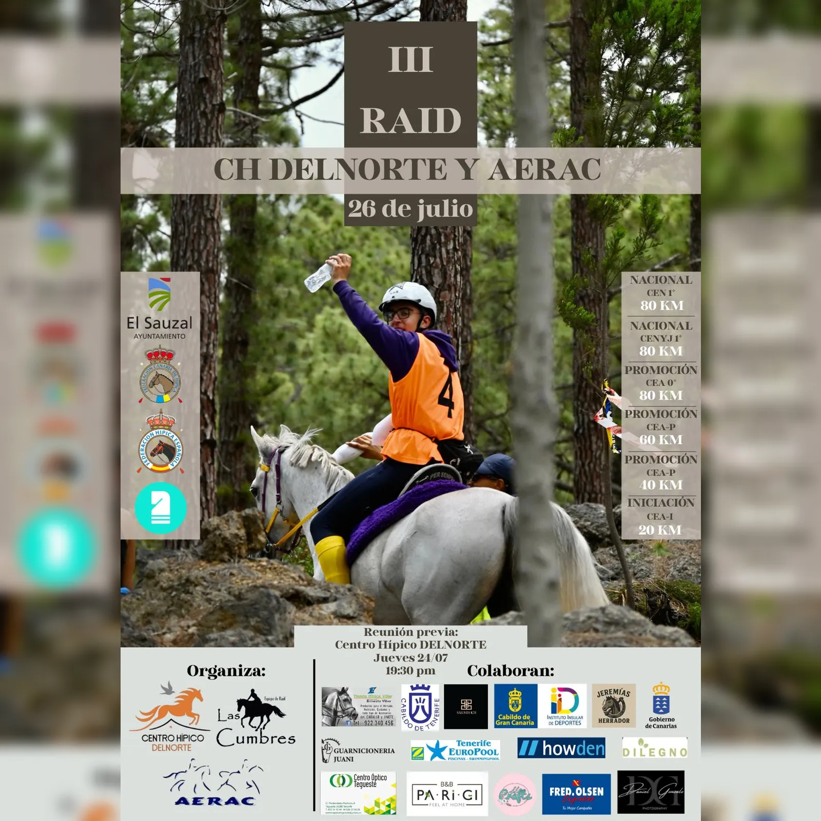 Poster of III Raid CH del Norte y AERAC
