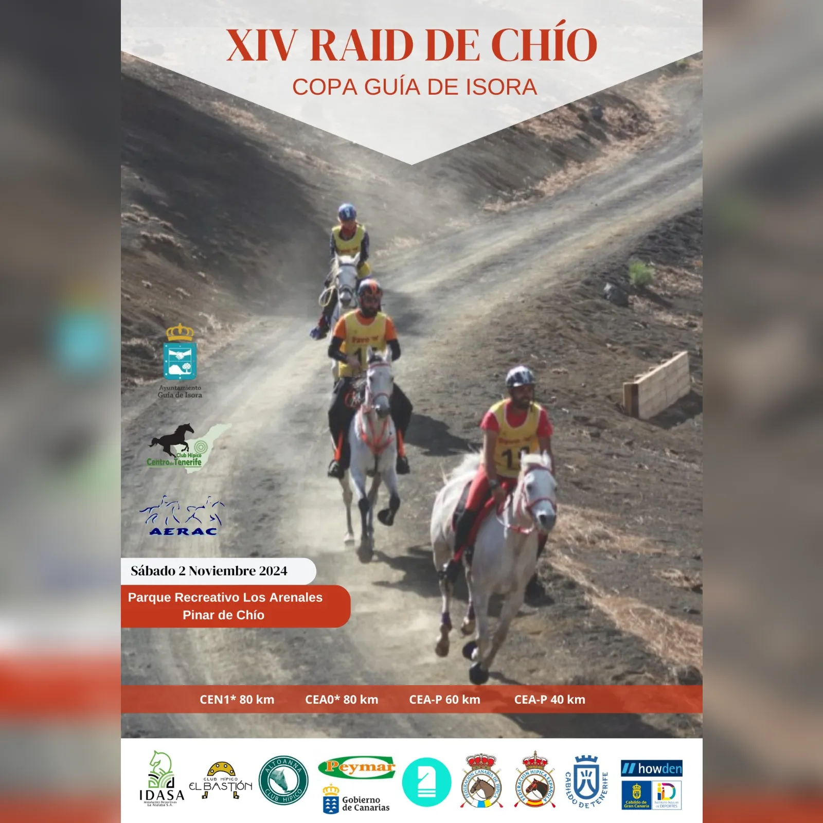 Cartel de XIV Raid Chio Copa Guía de Isora