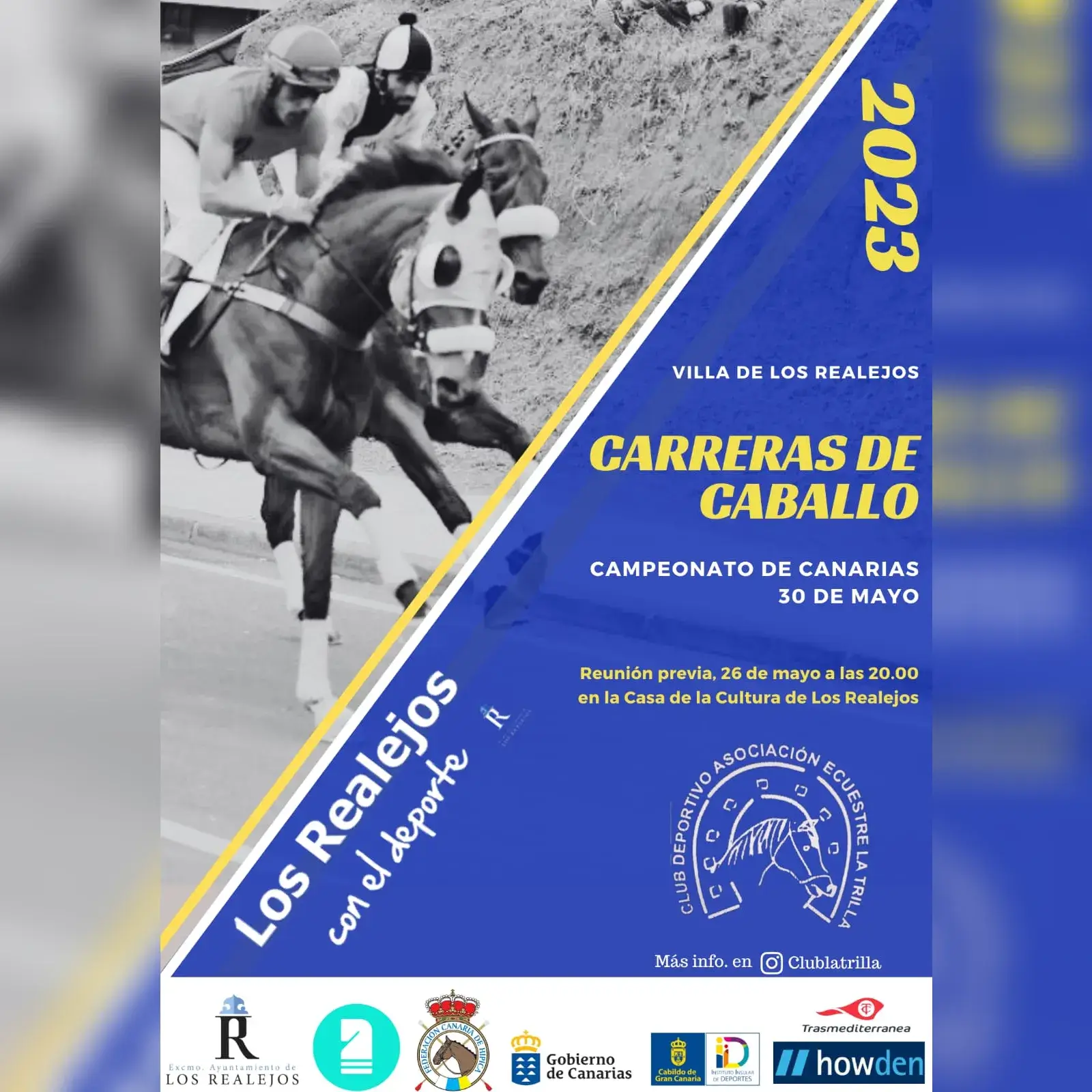 Poster of Carreras de Caballos Villa de los Realejos Campeonato de Canarias 2023